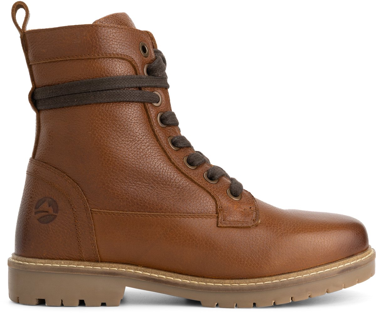 Travelin' Kongsmark Dames - Veterboots - Wolgevoerd - Cognac