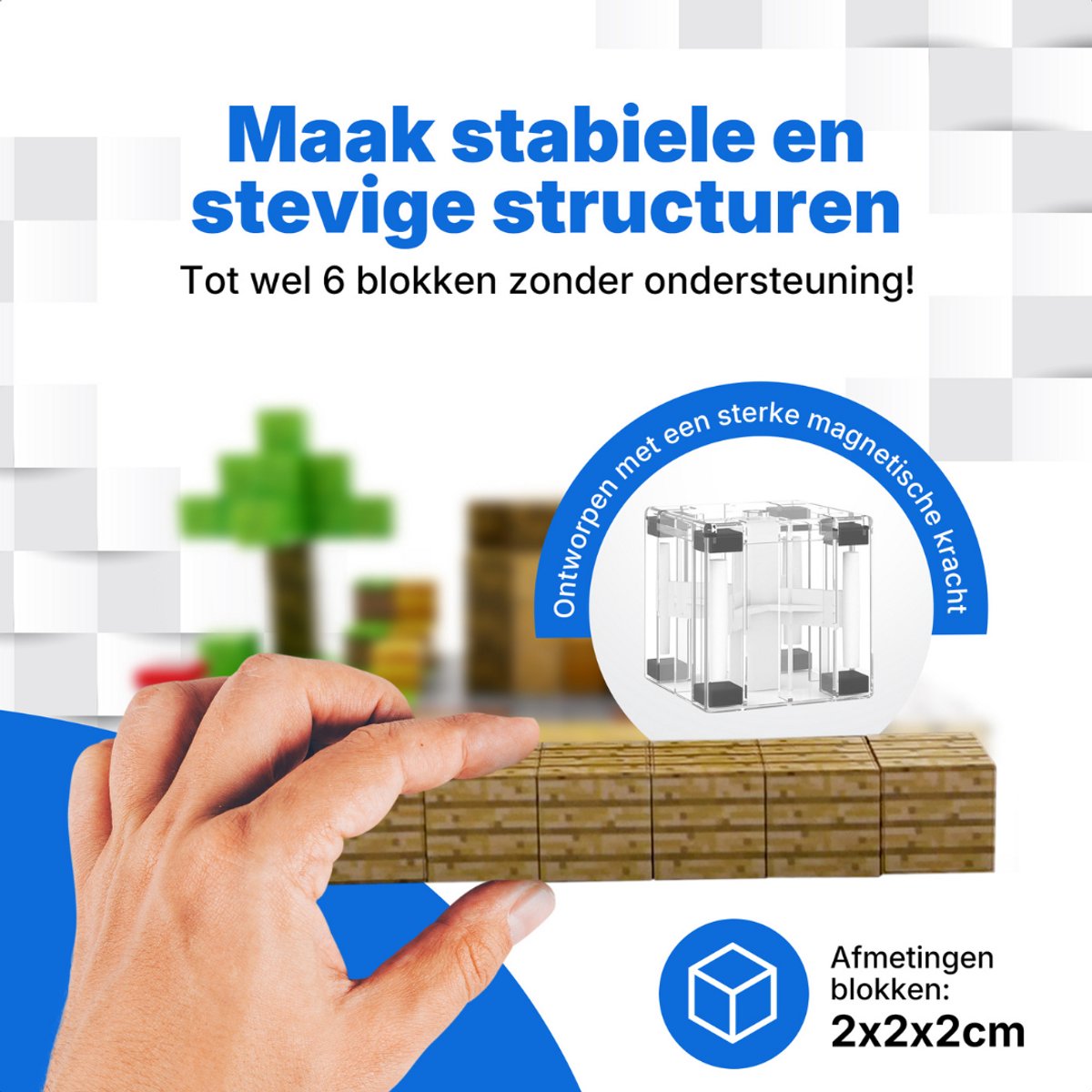 Magnetisch speelgoed – magnetisch bouwspeelgoed 128 stuks – magnetische bouwstenen – montessori speelgoed – magneten speelgoed - onderwereld — afbeelding 6