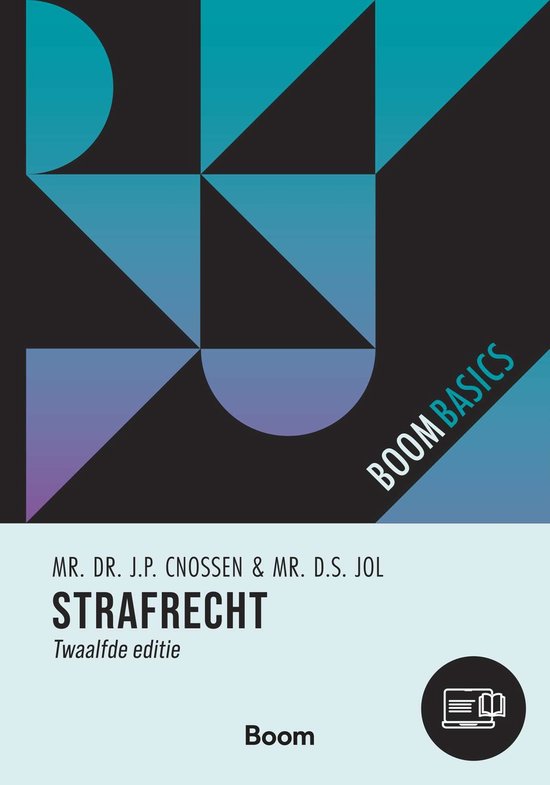 Boom Basics - Boom basics strafrecht - cover