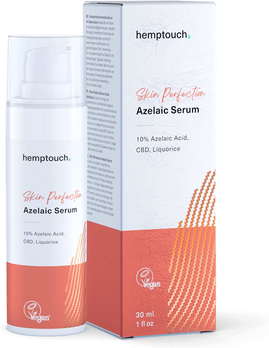 Hemptouch Skin perfection azelaic acid serum met CBD - met Azelaïnezuur - Alle Huidtypen - 30 ml