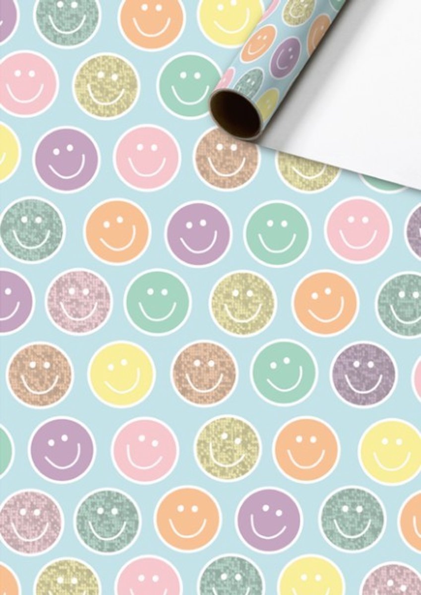 Cadeaupapier 70x150 cm - Nea - Smiley
