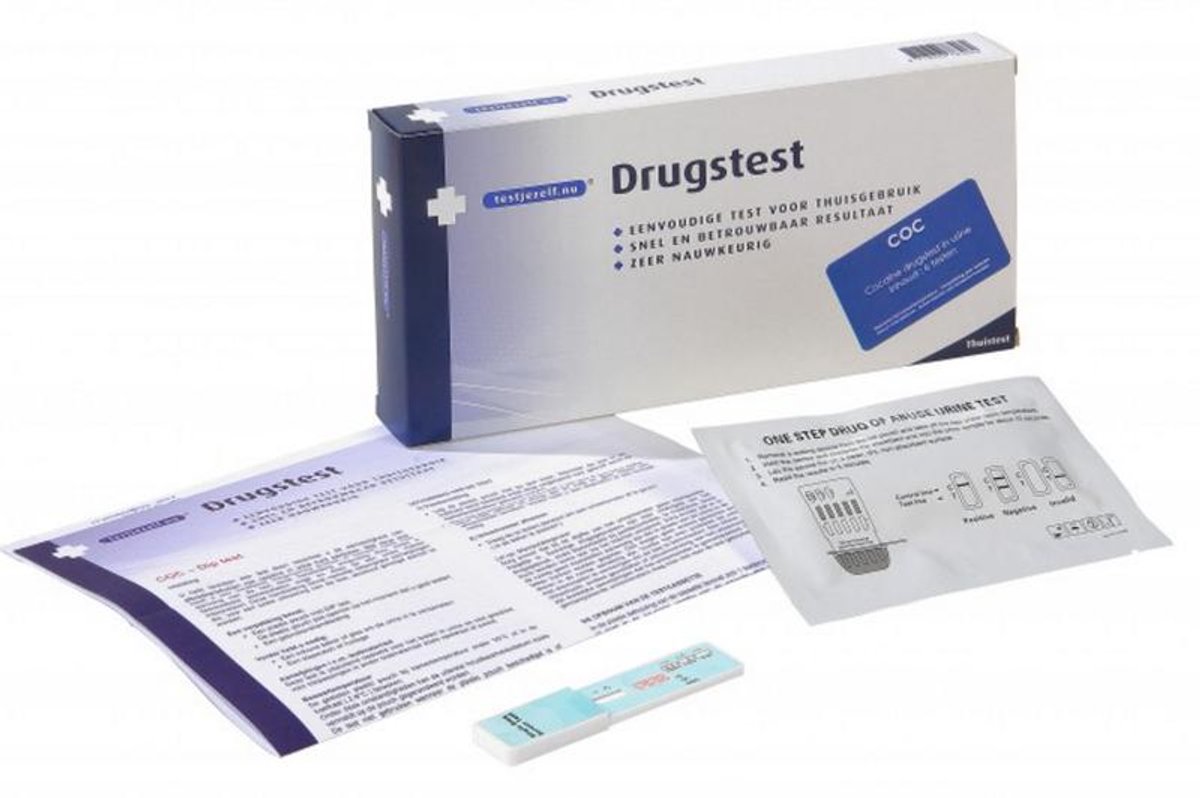 Testjezelf.nu -Drugstest Cocaine - 6 stuks
