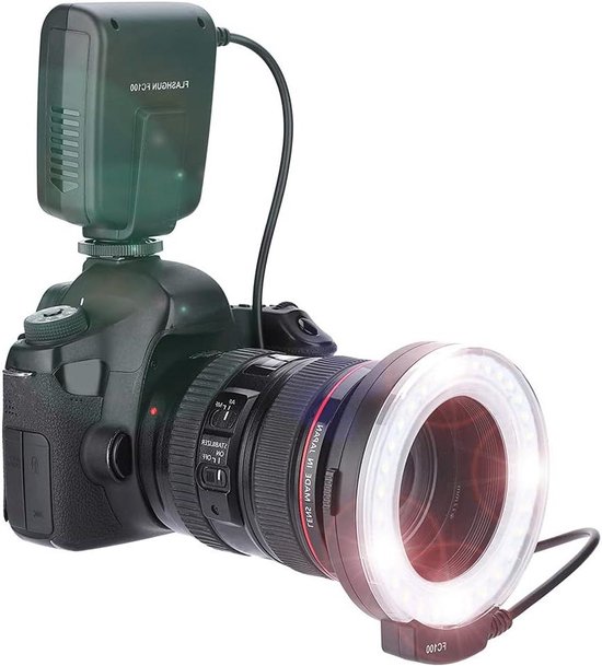 Aputure macro led ring flash hl-48 for nikon canon panasonic