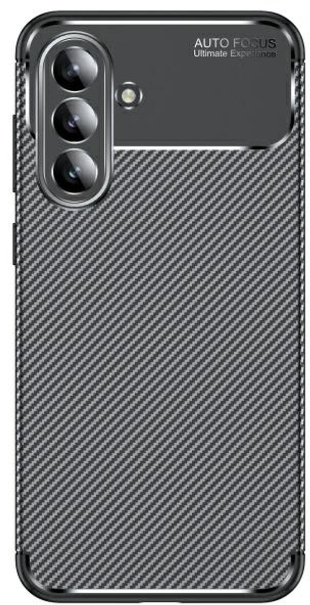Etui Beline Carbon Armor Samsung A56 5G Czarny/Black
