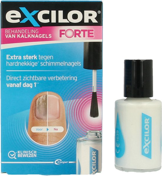 Excilor Kalknagel Behandeling Forte - Extra sterk bij hardnekkige schimmelnagels - Direct zichtbaar resultaat* - Klinisch bewezen - Voor mooie en gezonde nagels - 30 ml