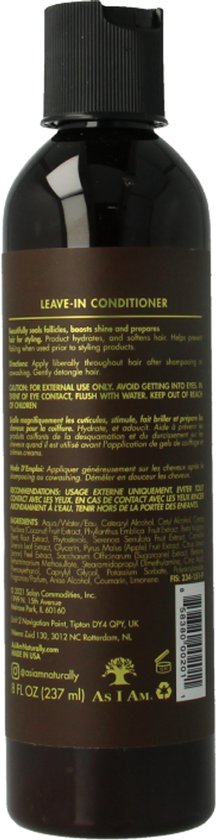 As i Am Naturally Leave-in Conditioner 237 ml