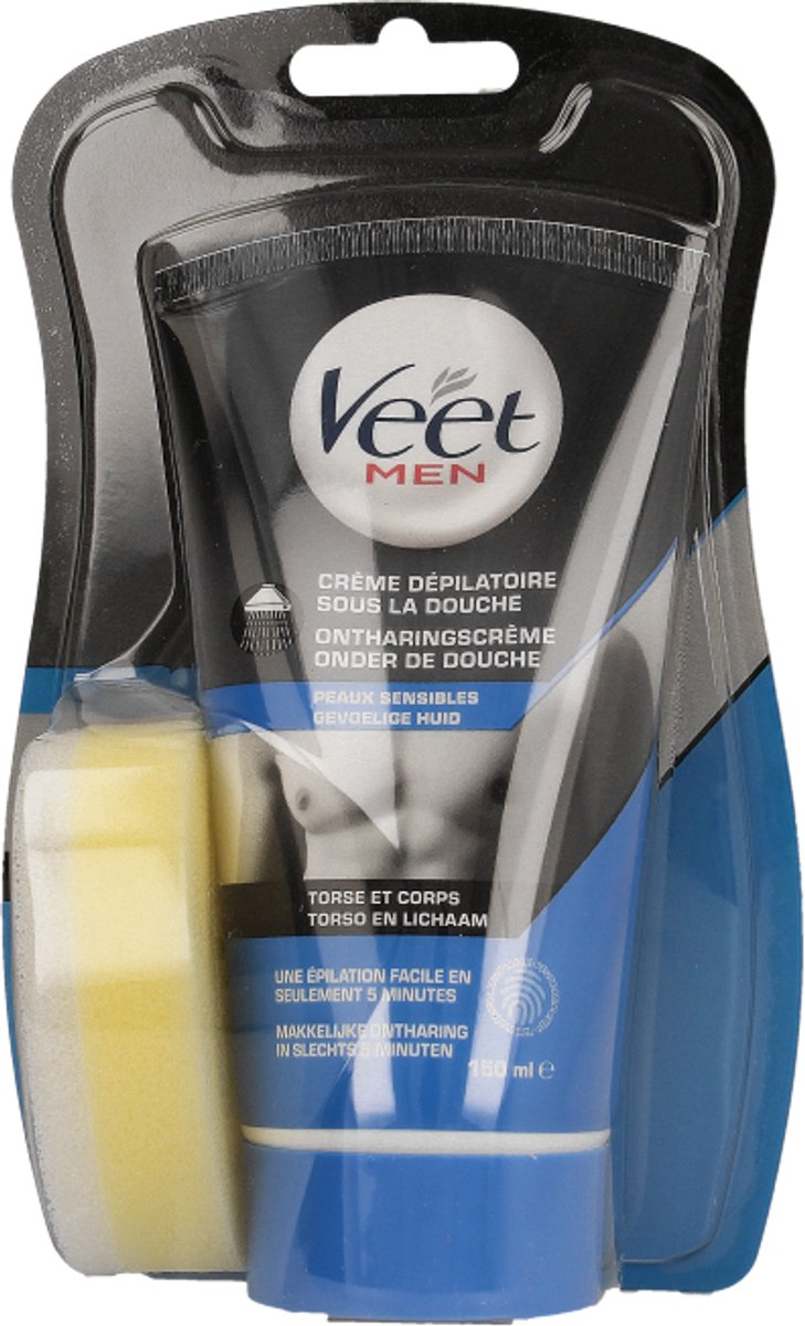 Veet - Ontharingscreme - Man - Gevoelige Huid - In Shower - 150 ml — cadeau in Cadeau-ideeën - foto 6
