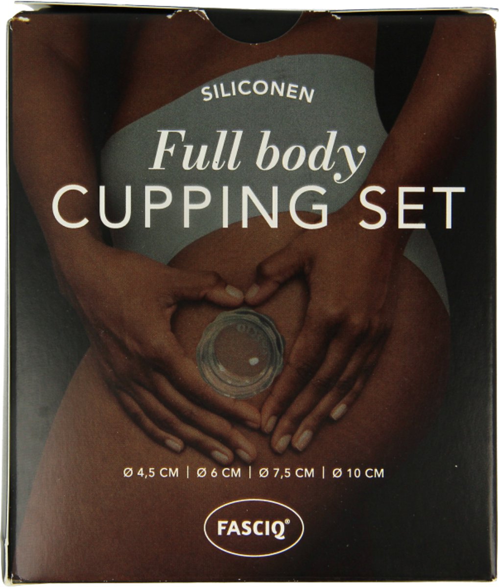 Goedkoopste FASCIQ Full body cupping set 4 Stuks