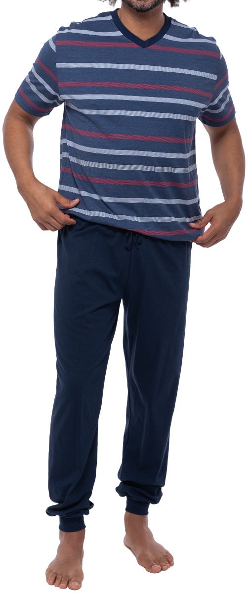 Ammann Heren pyjama Night & Home Cotton
