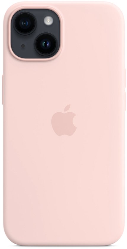 Apple - Siliconen hoesje - MagSafe - iPhone 14 - Kalkroze