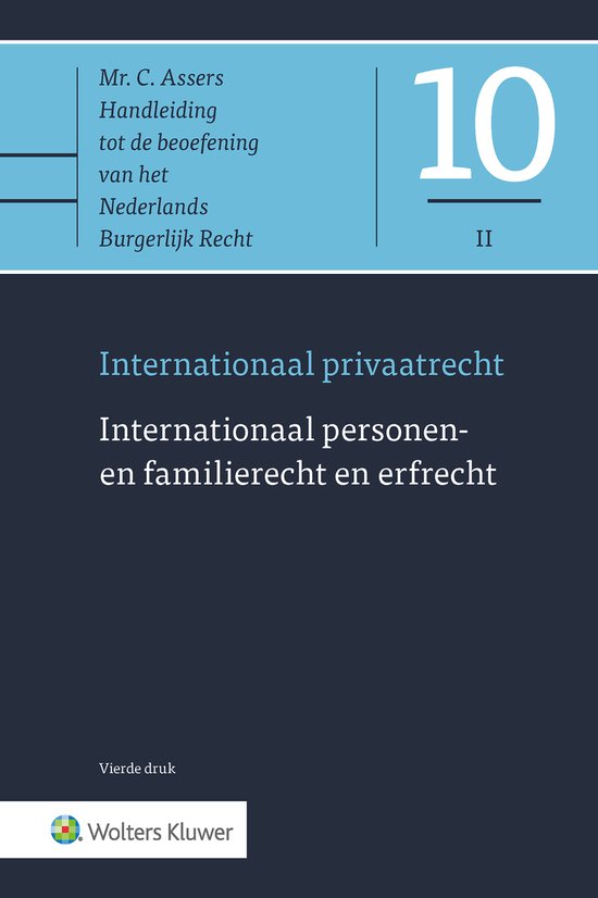 Asser-serie 10-II - Internationaal personen- en familierecht ... - cover
