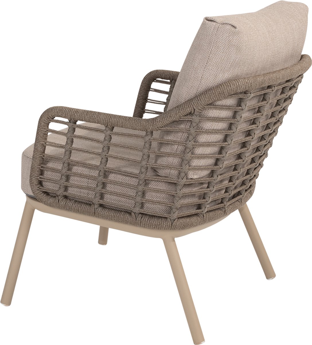 Taste by 4 Seasons Puglia chaise de jardin basse - latte