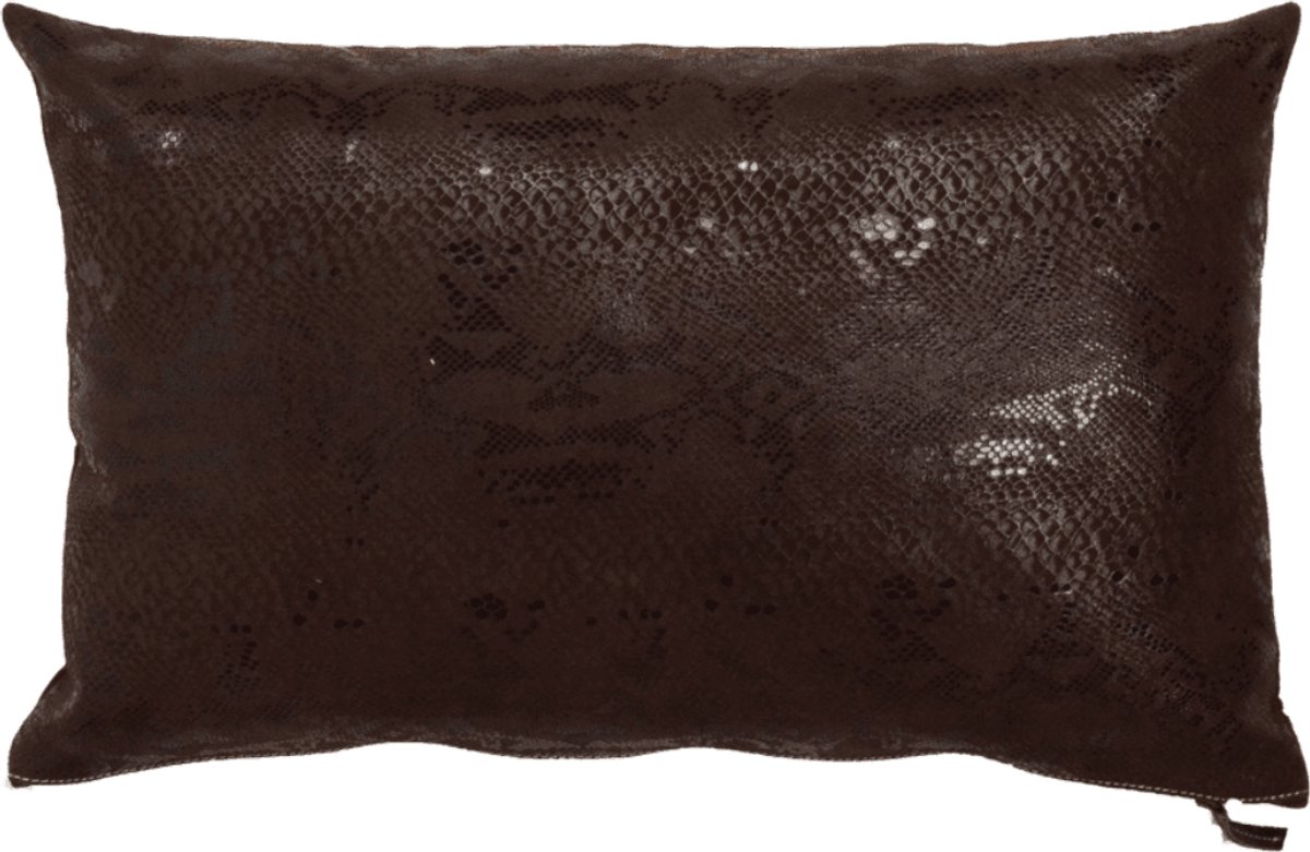 Lime-Light - Kussen - Roman - Suede Leer - Bruin - 40x60cm