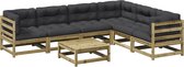vidaXL-7-delige-Loungeset-met-kussens-geïmpregneerd-grenenhout