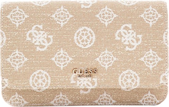 Guess Loralee Xbody Flap Organizer Sacs d' épaule Femmes - Wit - Taille ONESIZE