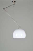 Lumidora Hanglamp 30000 - BRISBANE - E27 - Wit - Kunststof - ⌀ 45 cm