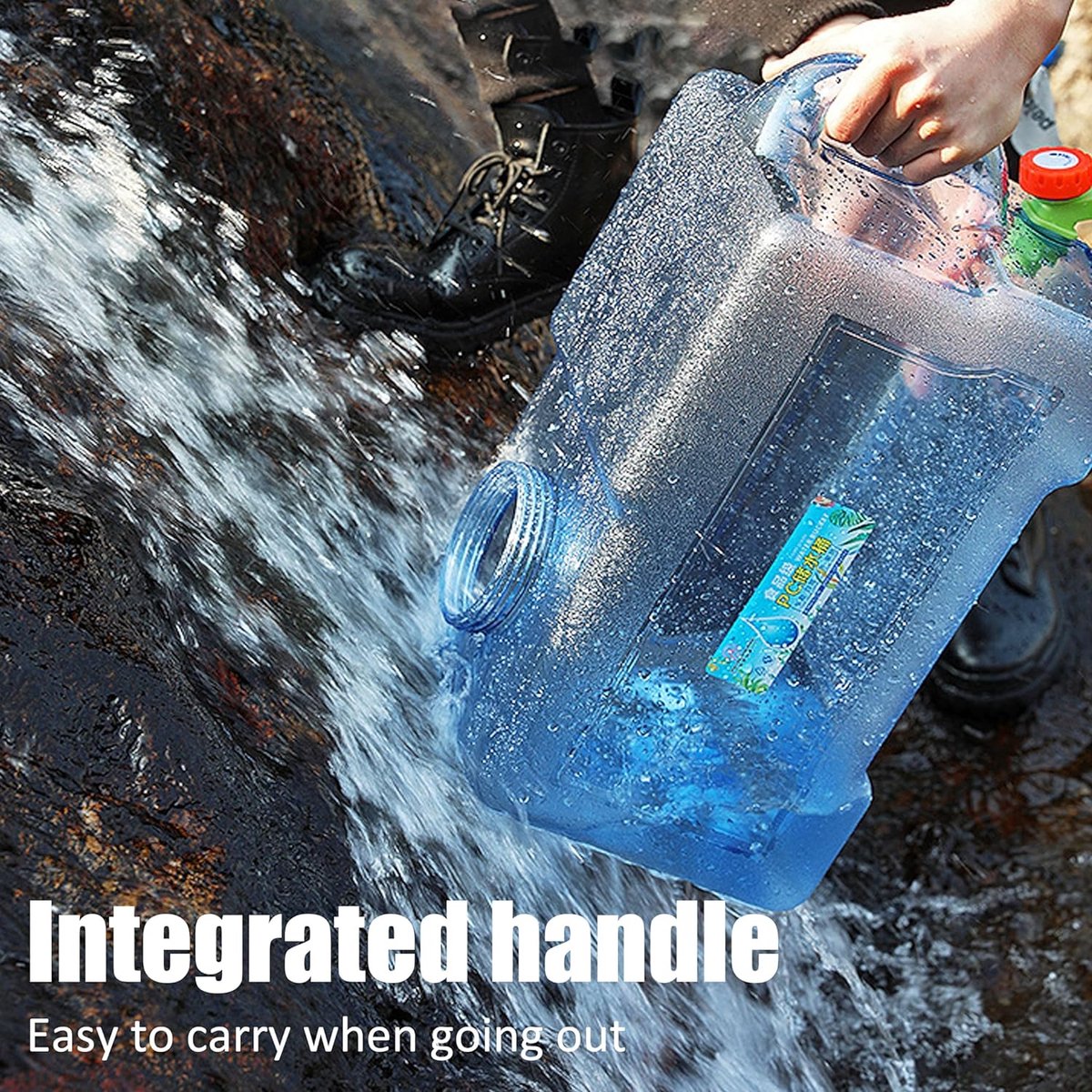 Réservoir D'eau Portable De Camping 3 Litres Avec Robinet - Bidon étanche Pour Pique-nique, Rando, Survie