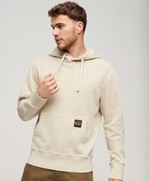 Superdry Trui Contrast Stitch Relaxed Hoodie M2013078a Washed Pelican Beige Mannen Maat - S