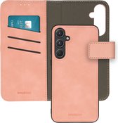 iMoshion Hoesje Geschikt voor Samsung Galaxy A55 Hoesje Met Pasjeshouder - iMoshion Uitneembare 2-in-1 Luxe Bookcase - Roze