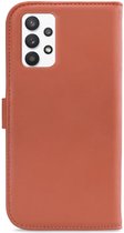 My Style Telefoonhoesje geschikt voor Samsung Galaxy A32 5G Hoesje | My Style Flex Wallet Bookcase Portemonnee | Pasjeshouder voor 3 Pasjes | Telefoonhoesje voor Pinpas / OV Kaart / Rijbewijs - Rust Red | Rood