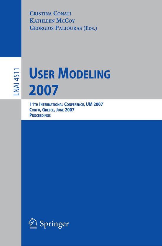 User Modelling 2007 - cover