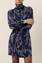 Another Label Roselyn Line Dress L/s Jurken Dames - Rok - Jurk - Blauw - Maat S