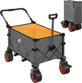 Rootz Ultimate opvouwbare handkar - Utility Wagon - Transportwagen - Opvouwbaar en draagbaar - Zwaar en weerbestendig - Veilige en gemakkelijke manoeuvreerbaarheid - 116 cm x 99 cm x 63 cm