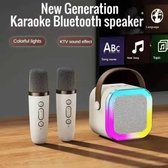 Smart-Shop K12 Karaoke Machine Draagbaar Bluetooth Draadloze Microfoon Familiecadeau - Pa Luidsprekersysteem.