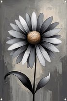 Bloem poster - Natuur poster - Tuinposters Steel - Tuin - Tuin schilderij - Decoratie muur tuinposter 40x60 cm