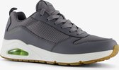 Skechers Uno Fastime heren sneakers grijs - Maat 45 - Extra comfort - Memory Foam