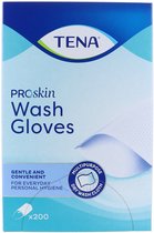 TENA Proskin Wash Glove, 200 stuks . Voordeelbundel met 4 verpakkingen