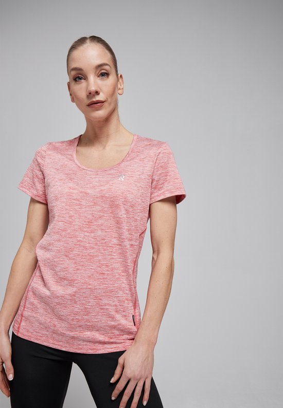 Redmax Sportshirt Dames - Sportkleding - Geschikt voor Fitness en Yoga - Dry Cool - Korte Mouw - Roze - S