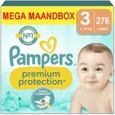 Pampers - Premium Protection - Maat 3 - Mega Maandbox - 276 luiers - 6/10 KG