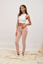 Broek Toxik3 push-up oud roze normale taille