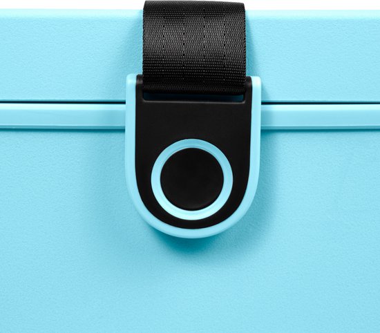Steamy Classy 12 - Kleine Koelbox incl. divider/ snijplank met Schouderband - 12 Liter - Sky Blue van Steamy — afbeelding 5