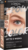 L'Oréal Paris Brow Color wenkbrauwverf - getinte wenkbrauwen tot wel 5 weken* - resultaten na 5 min. - 7.0 Dark Blonde - 30 ml