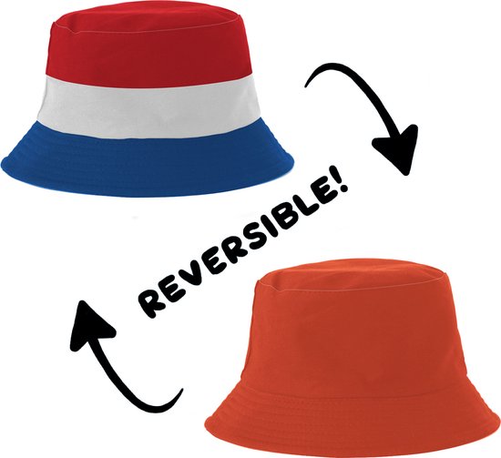 Bucket hat oranje | vissershoedje | zonnehoedje - Nederland - Festival Supply Bucket hat oranje | vissershoedje | zonnehoedje - Nederland - Festival Supply