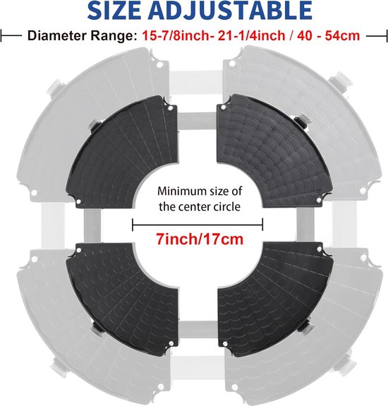 Braun 10041RS Ronde draagkracht 1000 kg draagkracht, 4 m omtrek
