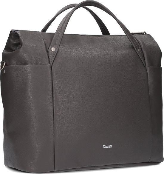 ZWEI® PI160STO - PIA - Business bag - Laptopvak met drukknoop - New 2024 - Stone