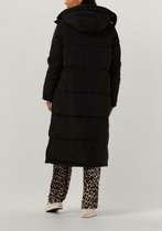 Notre-V Puffer Coat Long Jassen Dames - Winterjas - Zwart - Maat XS