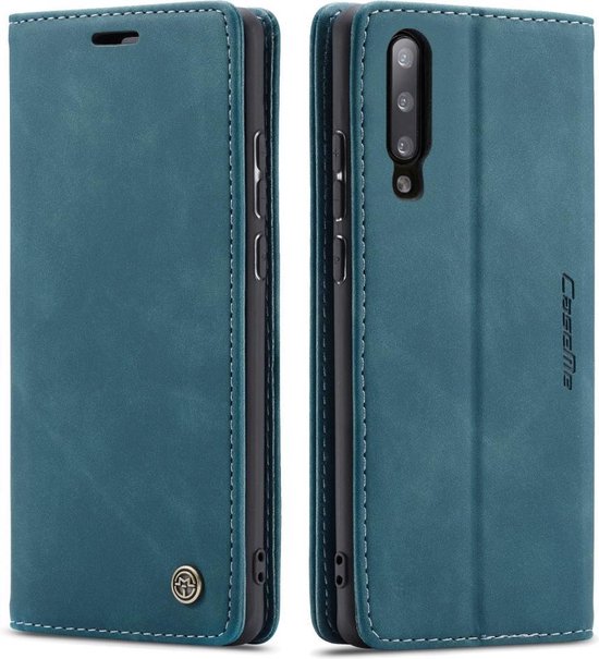 CaseMe Book Case - Geschikt voor Samsung Galaxy A50 / A30s Hoesje - Blauw