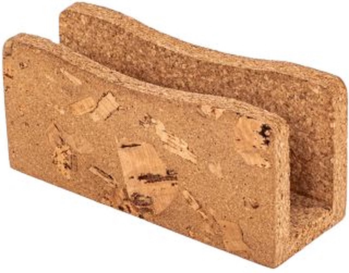 Servethouder QUERCO kurk 15,3x5,3x6,7cm - rock - SET/2