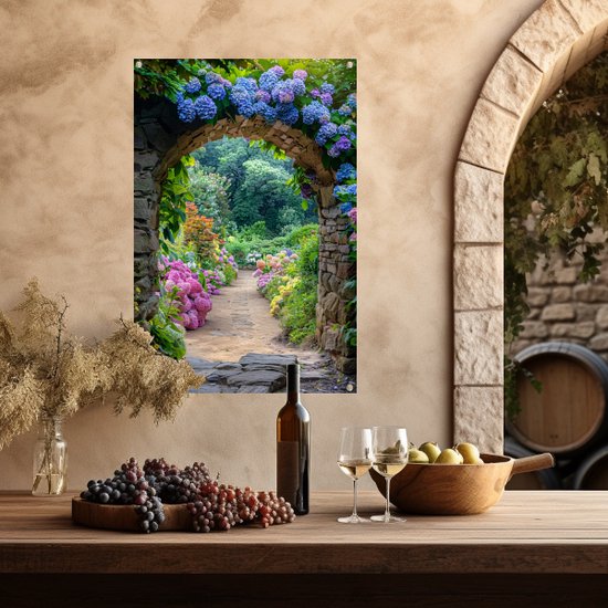 affiche de chemin - Affiches transparentes - Posters de jardin Classique - Décoration extérieure - Posters de jardin - Affiche de Jardin décoration de jardin 80x120 cm