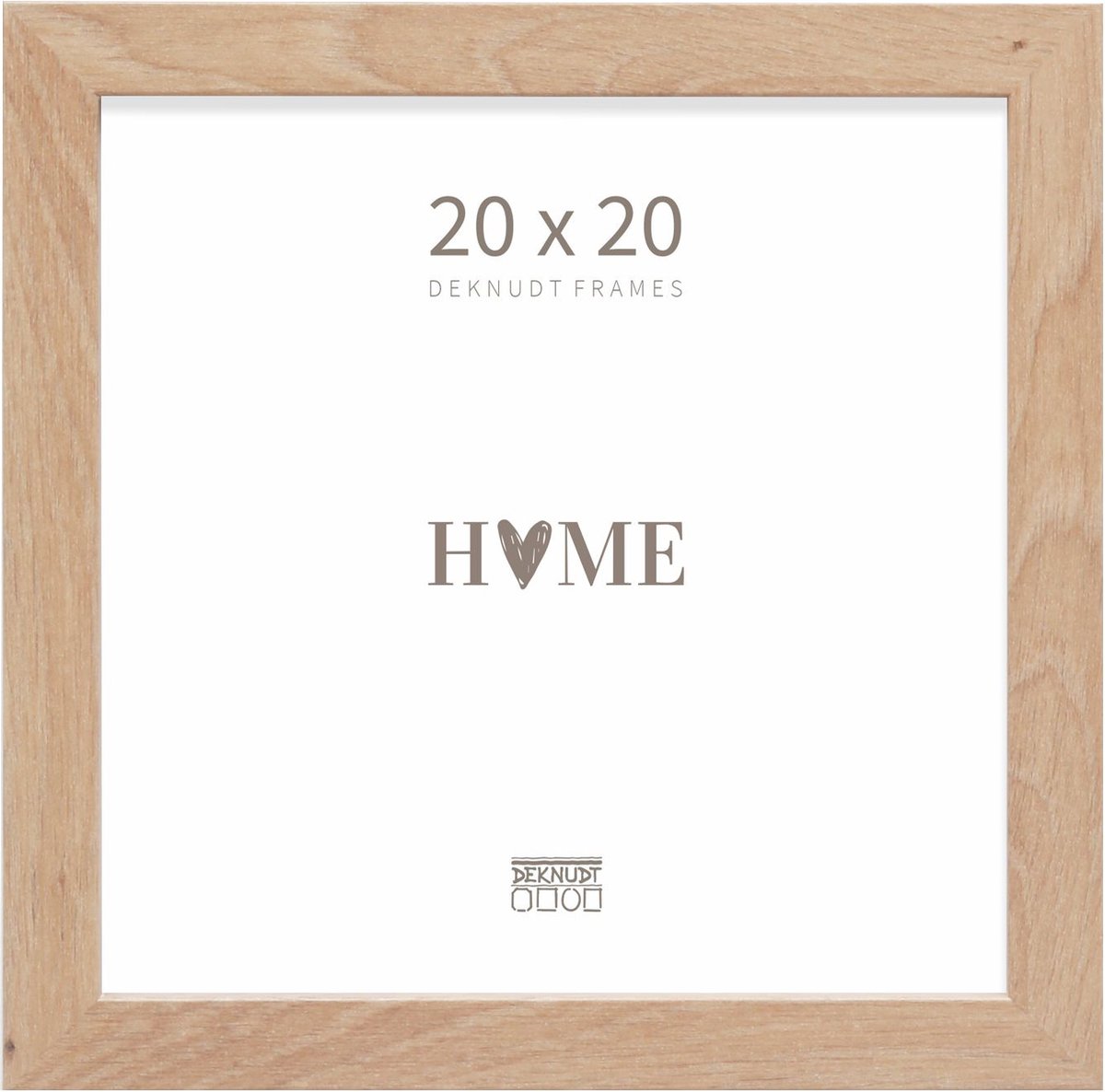 Deknudt Frames fotolijst - S45SH1 - naturel hout - fotomaat: 20x20 cm