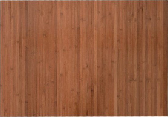 vidaXL - Vloerkleed - rechthoekig - 70x100 - cm - bamboe - bruin