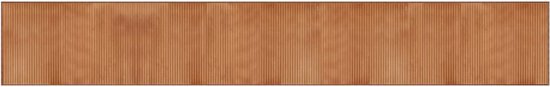 vidaXL - Vloerkleed - rechthoekig - 60x400 - cm - bamboe - naturel