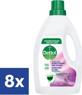 Dettol Wasgoed Reiniger Lavendel (Voordeelverpakking) - 8 x 1.5 l