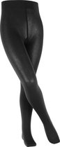 FALKE Cotton Touch dun eenkleurig katoen panty kinderen zwart - maat 122-128