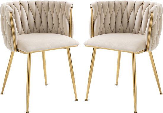 Ya-Home Moderne Tub Stoel Chenille Stof Leisure Fauteuil met Houten