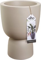 Elho Pure Coupe 41 - Pot De Fleurs pour Intérieur & Extérieur - Ø 41.3 x H 57.9 cm - Beige